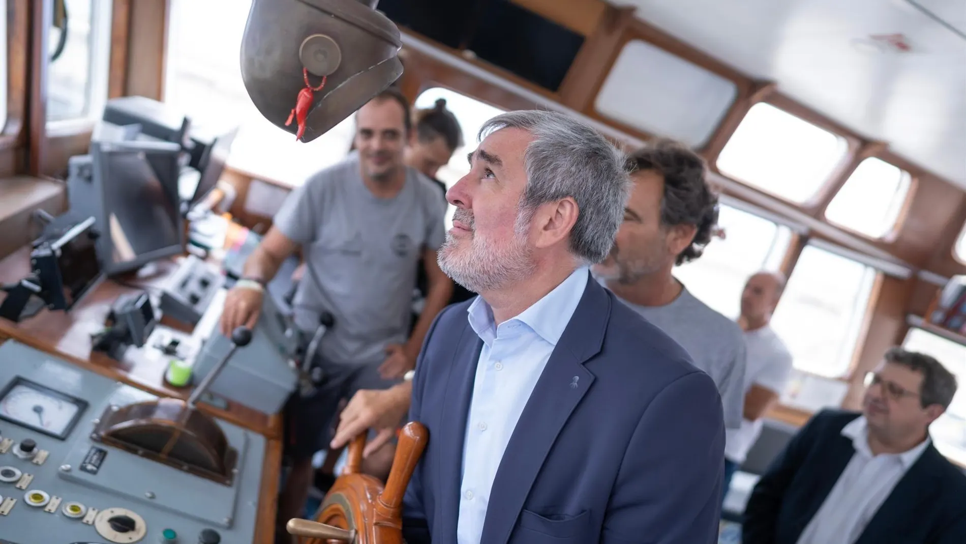 Fernando Clavijo en el Open Arms