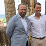 Gabriel Escarrer junto a Rafa Nadal en 2023
