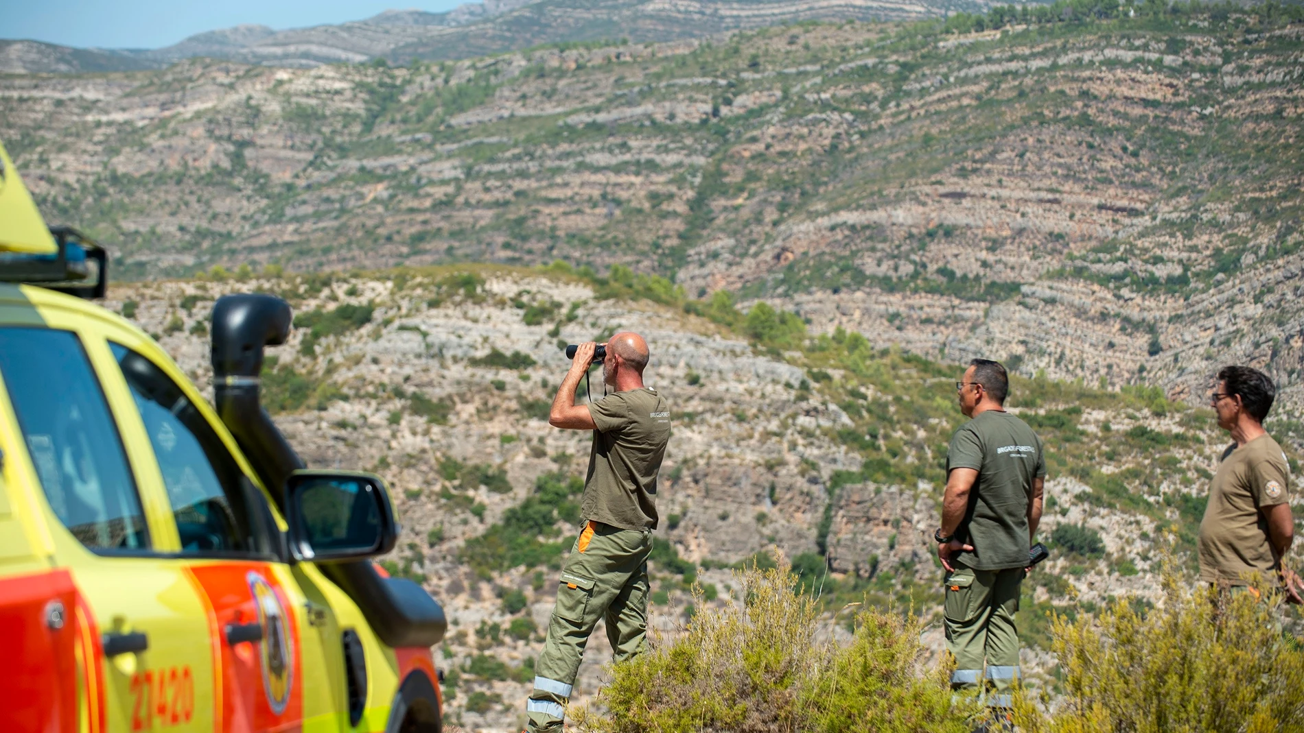 La Diputació de València supervisa los trabajos de prevención de incendios en Dos Aguas y Millares REMITIDA / HANDOUT por RAQUEL ABULAILA Fotografía remitida a medios de comunicación exclusivamente para ilustrar la noticia a la que hace referencia la imagen, y citando la procedencia de la imagen en la firma 28/08/2025