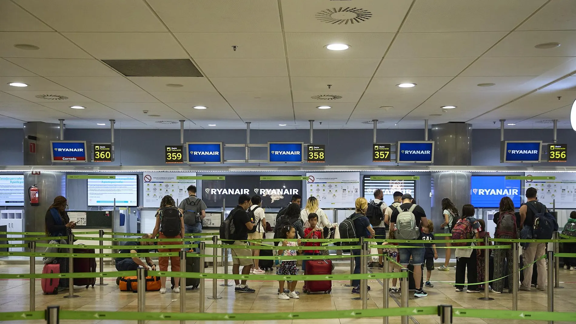 MADRID.-Barajas operará 3.497 vuelos durante el último fin de semana de agosto