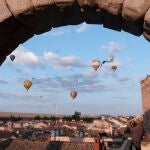 Panorámica desde el Acueduto del Festival de Globos de Segovia
