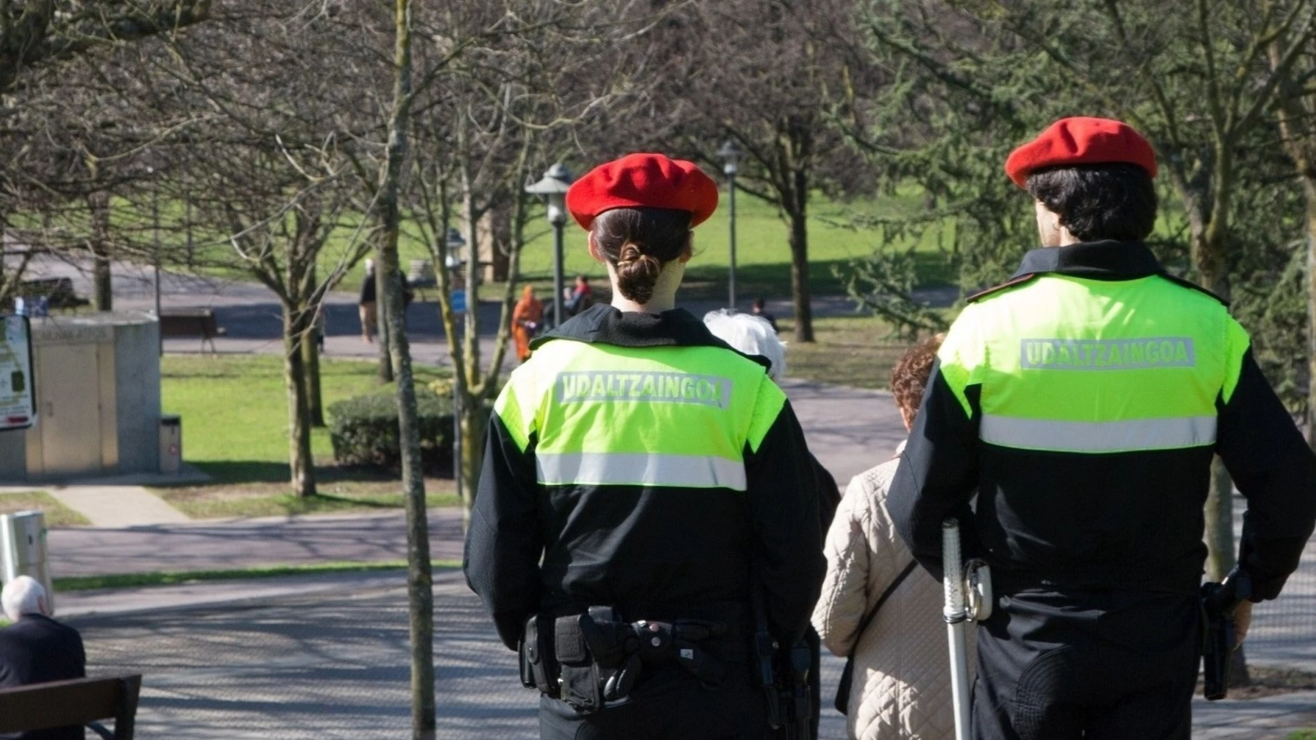 Agentes de la Policía Municipal de Bilbao