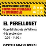 Las "clases" de autoprotección del Ayuntamiento de Valencia llegan a las pedanías del sur el 1 de septiembre