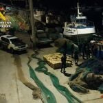 Parte de la droga incautada
