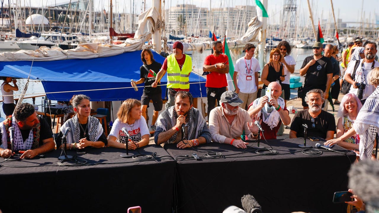 Greta Thunberg: "Más y más gente abre los ojos sobre las atrocidades de Israel"