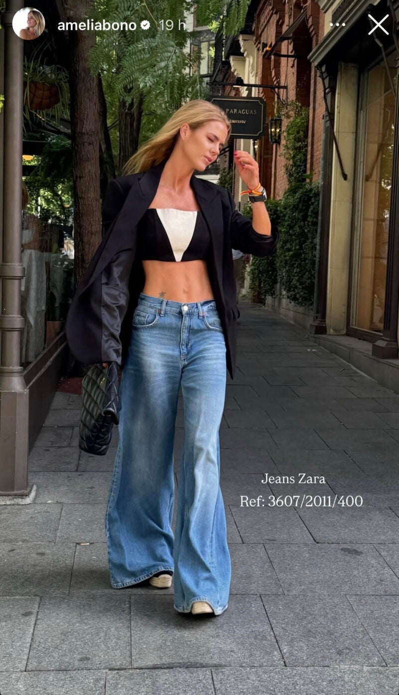 El look de Amelia Bono.