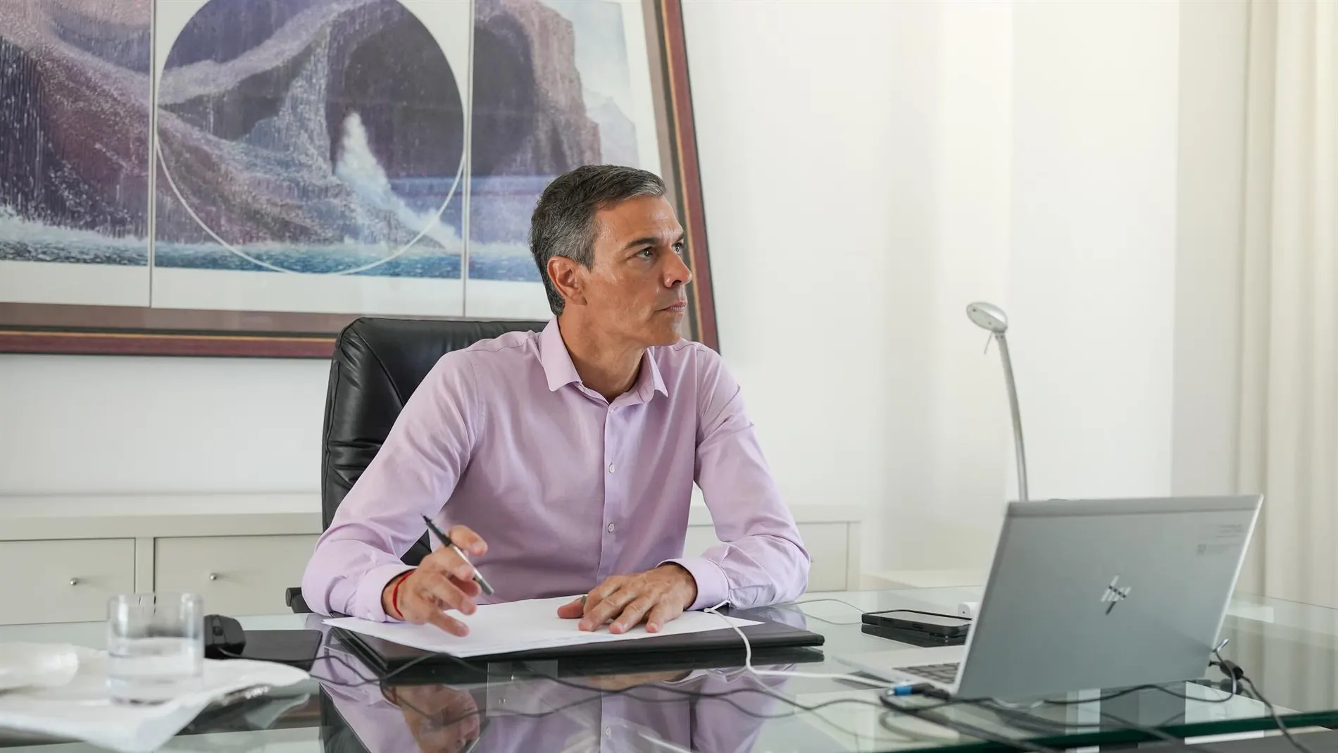 El presidente del Gobierno, Pedro Sánchez