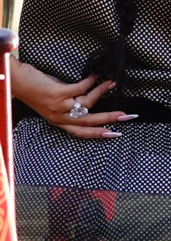 Anillo de compromiso de Georgina Rodríguez.