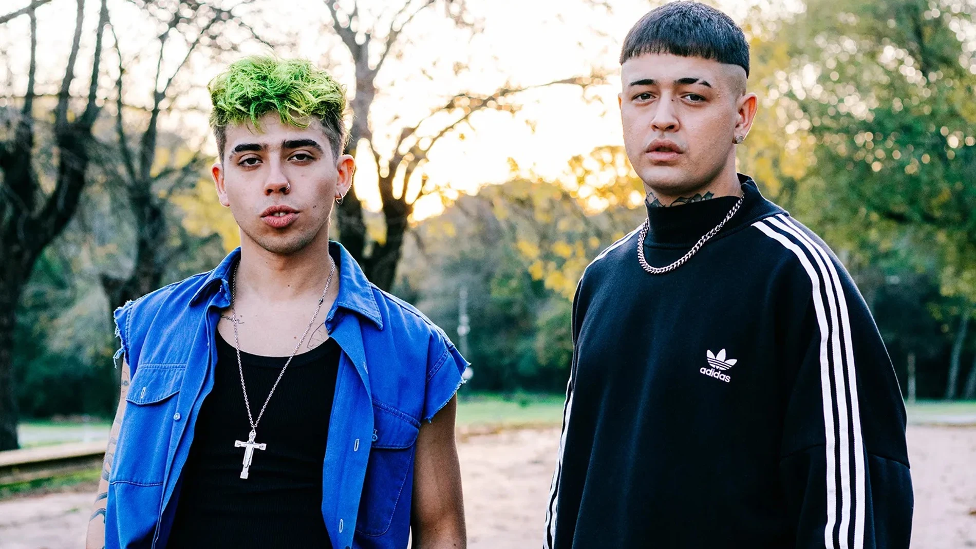 Una imagen del dúo argentino Luck Ra y BM, autores de «La morocha», candidata a canción del verano