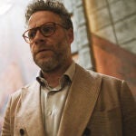 Seth Rogen en ‘The Studio’, la serie satírica de Apple TV+ que parodia el funcionamiento de los grandes estudios de Hollywood
