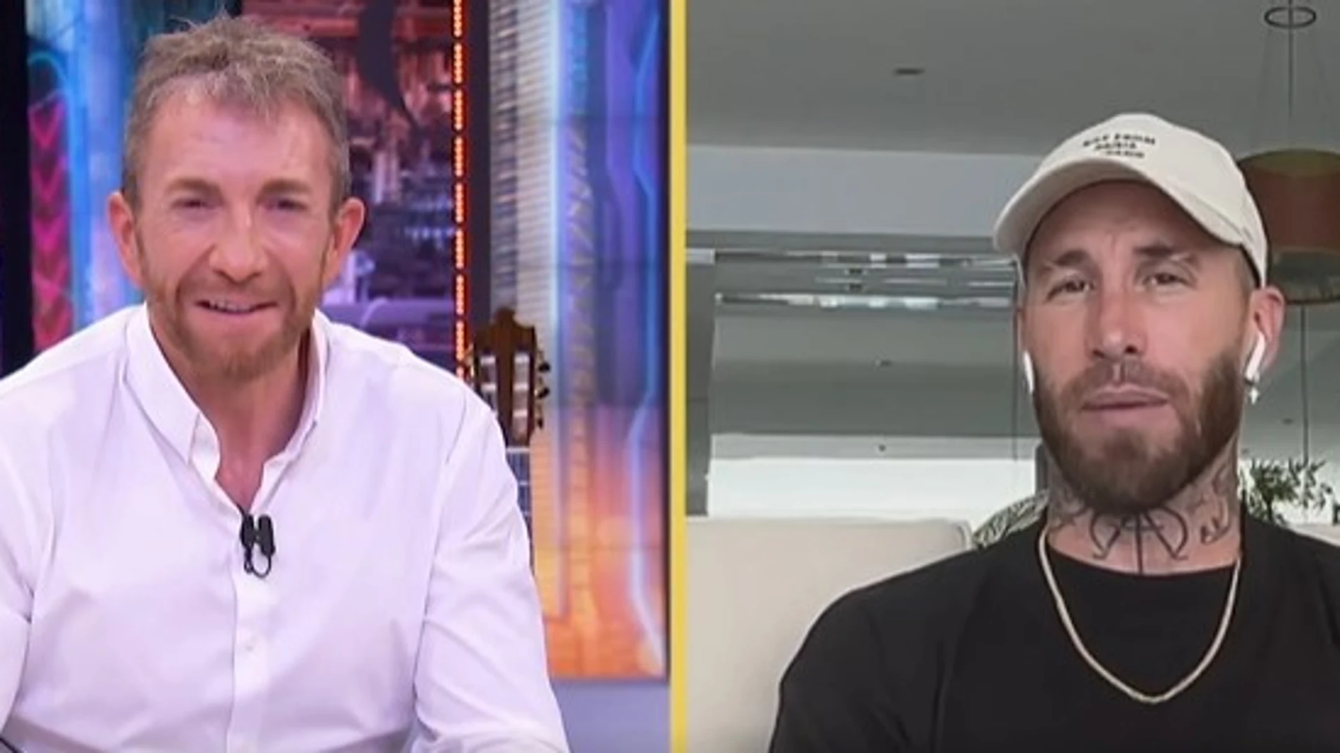 Pablo Motos y Sergio Ramos, en El Hormiguero