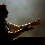 Silueta de Charly García, a principios de los 2000