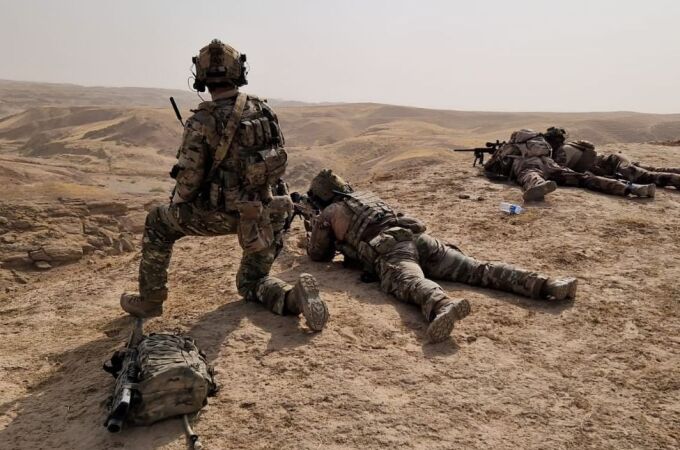 Militares españoles luchan contra el terrorismo del Daesh en Irak