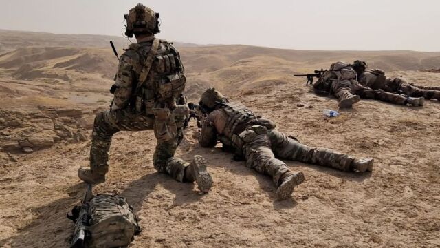 Militares españoles luchan contra el terrorismo del Daesh en Irak