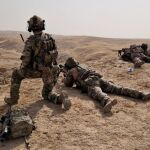 Militares españoles luchan contra el terrorismo del Daesh en Irak