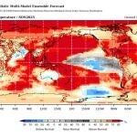 Temperatura superficial del aire para la temporada de septiembre a noviembre de 2025. 