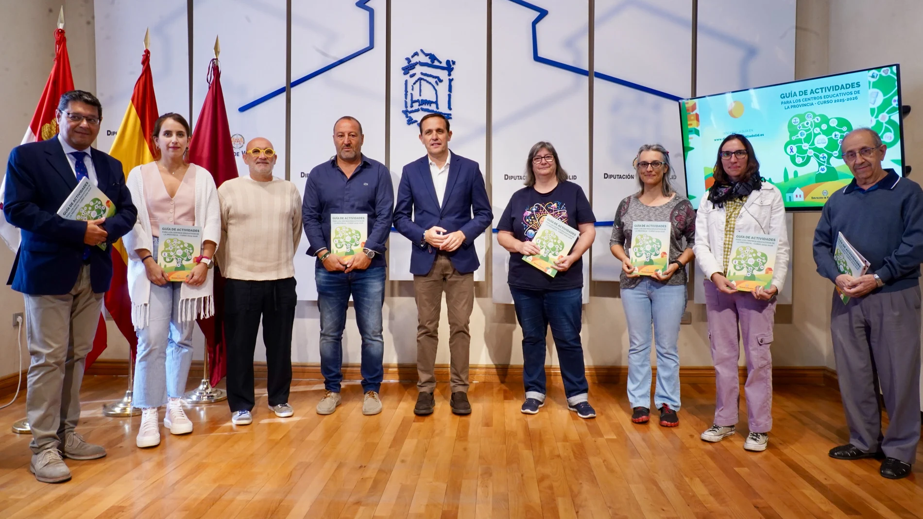 Conrado Íscar durante la presentación de la Guía de Actividades de la provincia de Valladolid