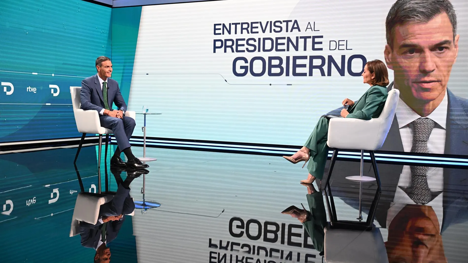 La entrevista de Pedro Sánchez fue seguida por 2.027.000 espectadores de media, un 18,5% de cuota de pantalla