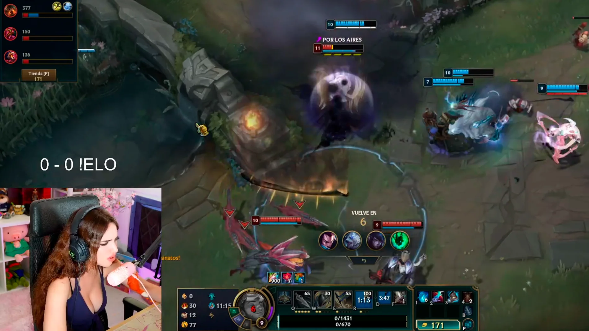 La tensión entre ElXokas y Zeling en directo por culpa del League of Legends: "Deja de chillarme"