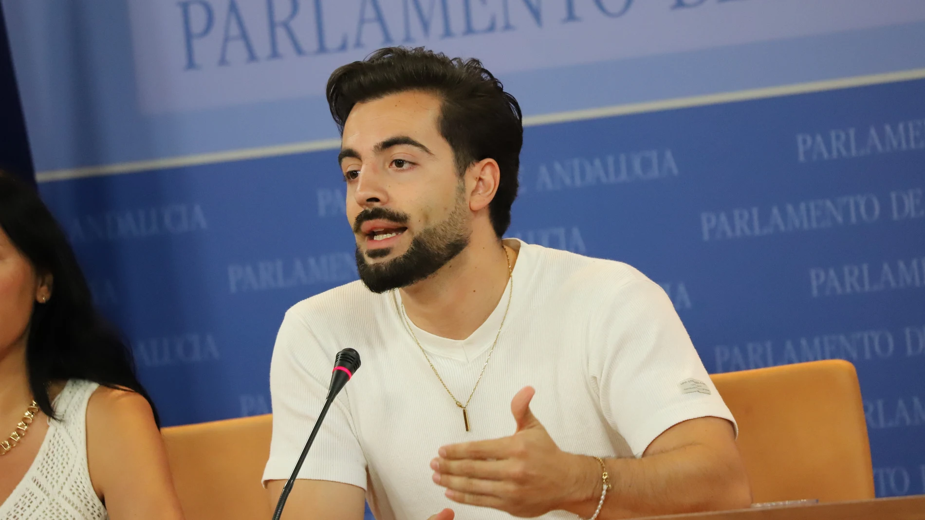 El coportavoz de Podemos Andalucía y parlamentario andaluz de Por Andalucía, José Manuel Jurado. REMITIDA / HANDOUT por POR ANDALUCÍA Fotografía remitida a medios de comunicación exclusivamente para ilustrar la noticia a la que hace referencia la imagen, y citando la procedencia de la imagen en la firma 04/09/2025