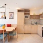 Nodis Madrid Vicálvaro dispone de estudios individuales y apartamentos compartidos, junto con diversas zonas comunes