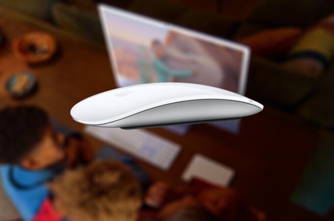 El Magic Mouse es fino y ligero