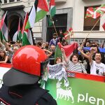 La Embajada israelí lamenta que se toleren las protestas en La Vuelta que llaman a la "destrucción" de Israel