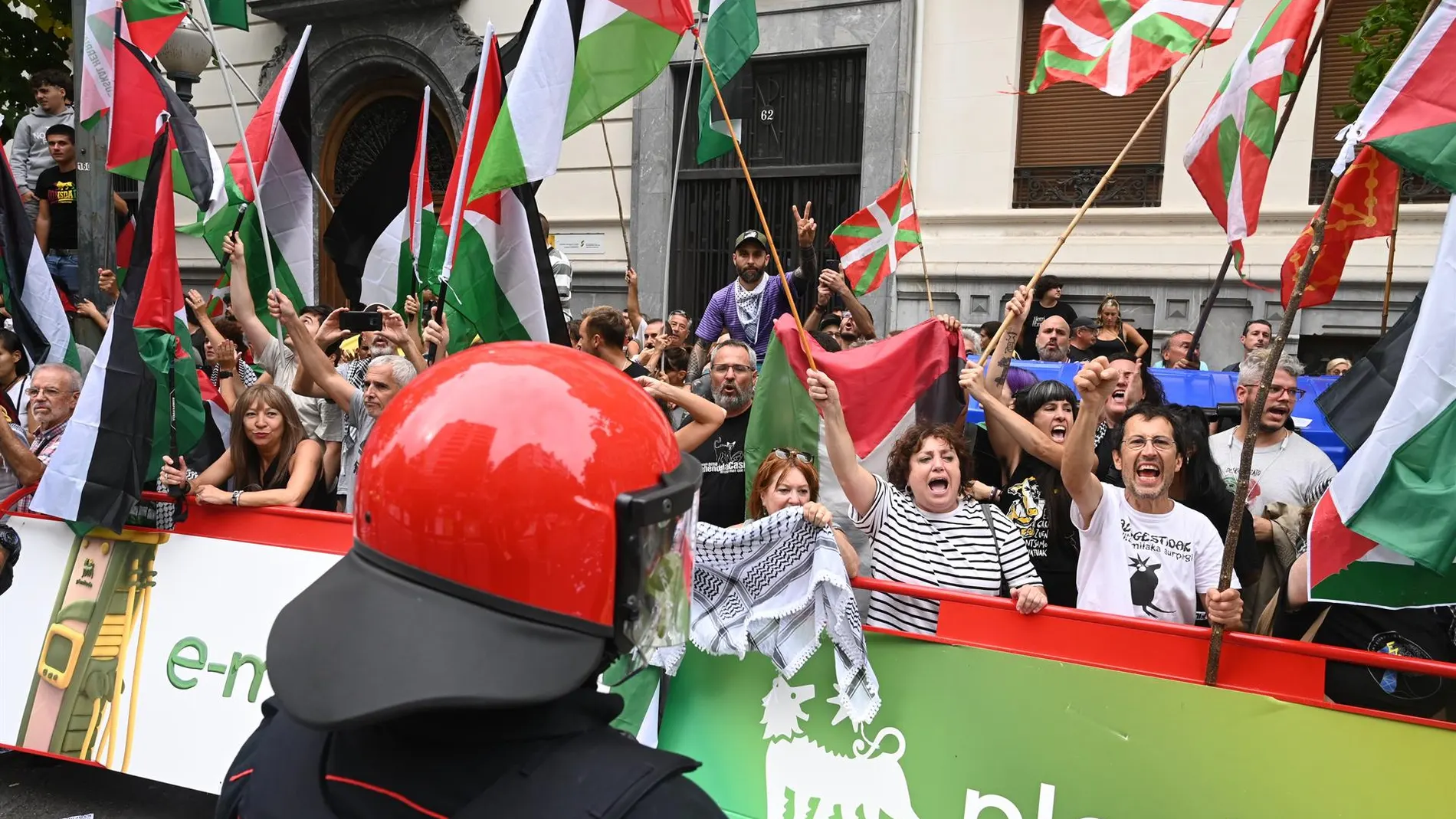La Embajada israelí lamenta que se toleren las protestas en La Vuelta que llaman a la "destrucción" de Israel