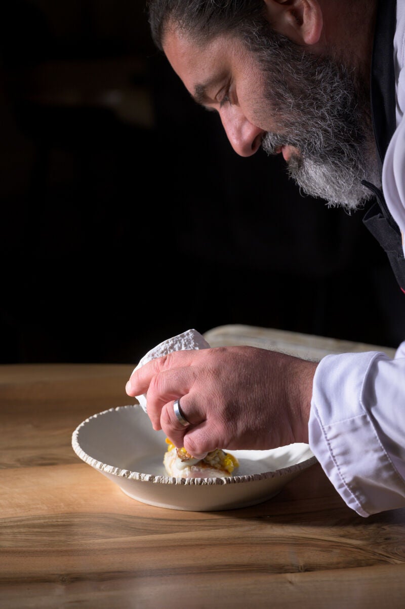 Chef francés Nicolas Isnard, del restaurante Cortijo Santa María 1962