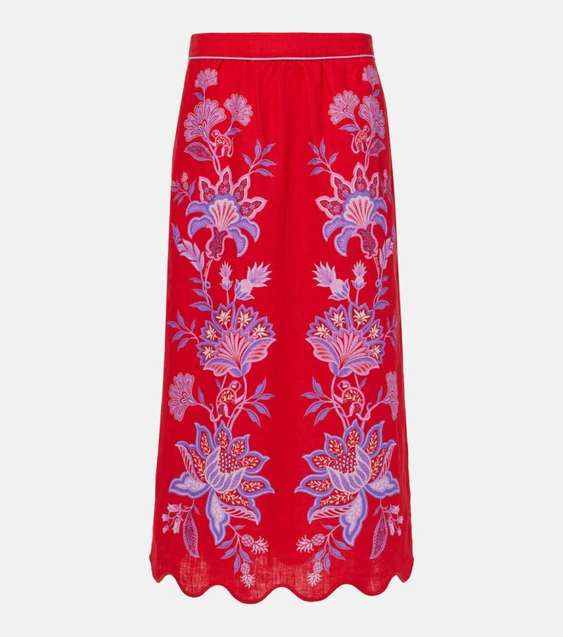 Falda estampada