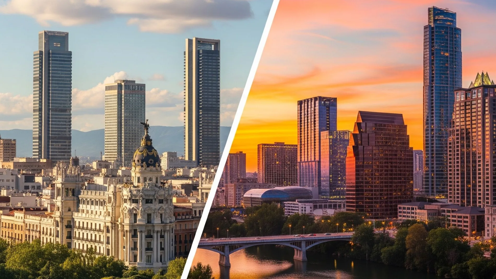 Compara un piso en Madrid con un chalet en Texas y desata el debate