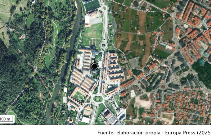 Sucesos.- Herida de bala en la espalda una mujer en un domicilio de Torrelavega (Cantabria)