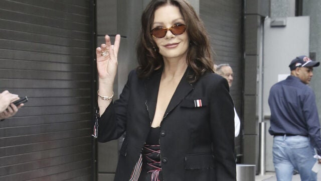 Catherine Zeta-Jones deslumbra en Nueva York.