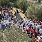 La Virgen de la Fuensanta marca el inicio de la Feria de Murcia con su llegada a la Catedral