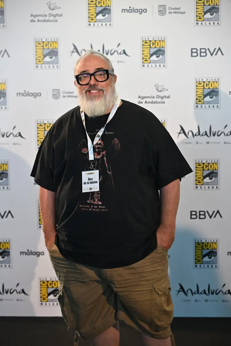 El director de cine Álex de la Iglesia participa en la presentación de la feria San Diego Comic-Con de Málaga