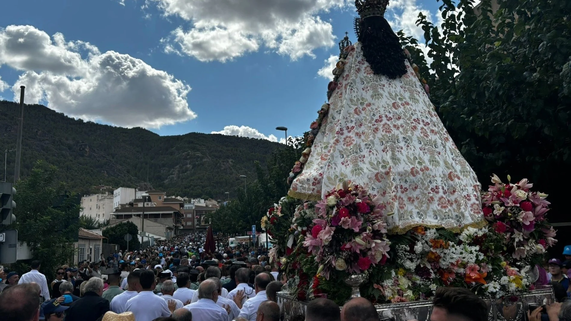 MURCIA.-Un dispositivo especial coordinará el tráfico y el control de accesos para la bajada de la Virgen de la Fuensanta