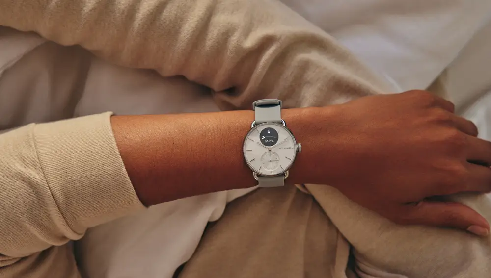 Así luce el nuevo Withings ScanWatch 2 en su tonalidad plateada