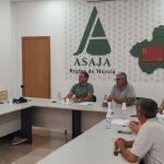 Agua.- ASAJA Murcia ratifica su apoyo al Trasvase Tajo - Segura en una reunión mantenida con el SCRATS