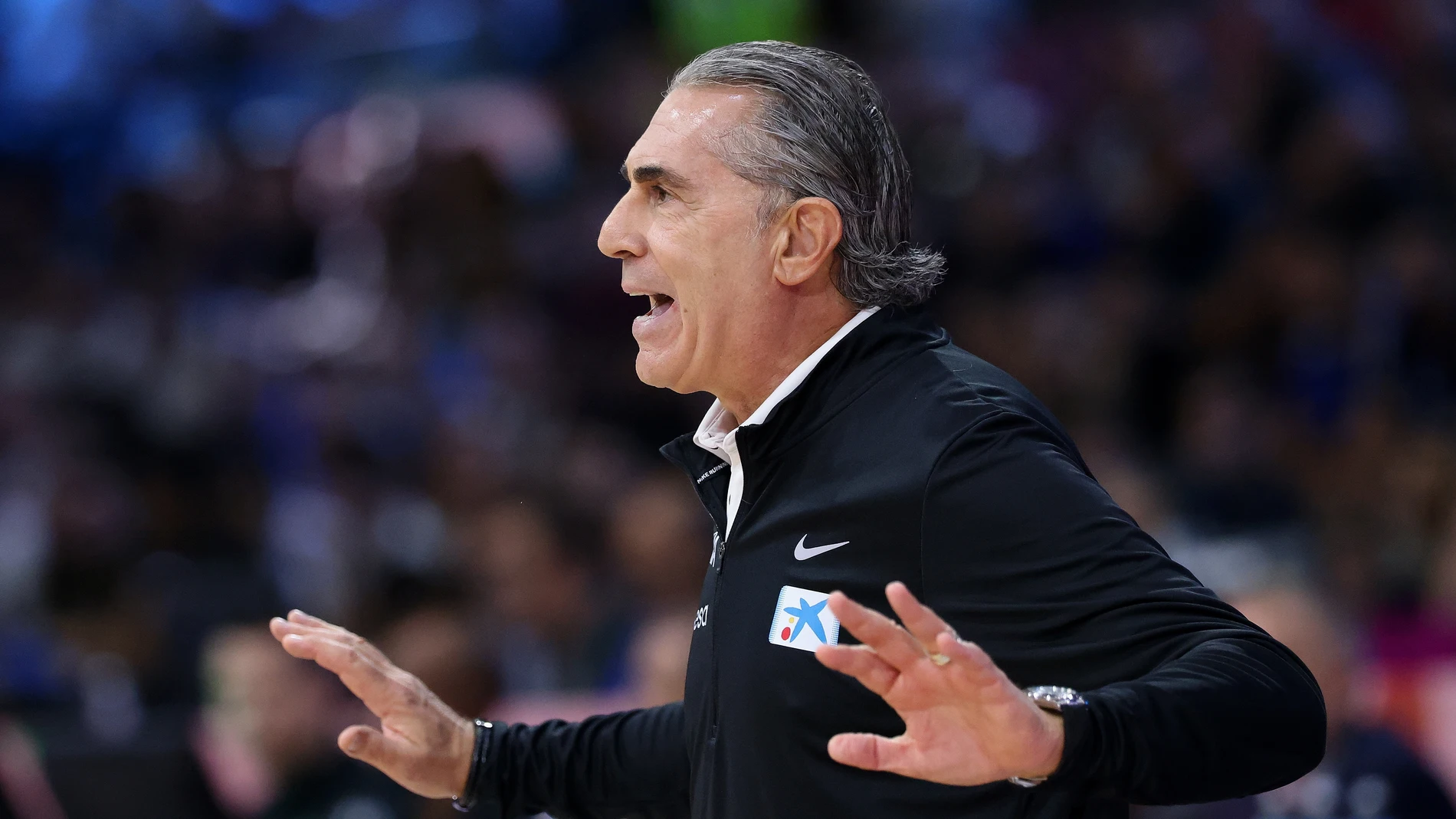 Sergio Scariolo, en la derrota ante Grecia