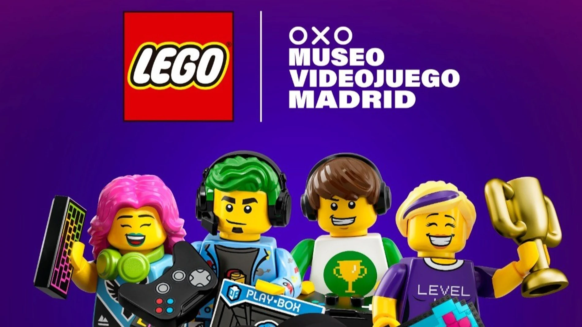 El 2 de octubre se inaugura en exclusiva en el OXO Museo del Videojuego de Madrid (Plaza Callao) la primera exposición que une el universo LEGO con el gaming