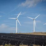 Parque híbrido solar y eólico de EDP en Ávila
