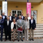 Foto de familia de los ponentes del seminario celebrado en la sede UIMP, en Santander