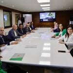 Reunión del Consejo de Gobierno de la Red de Entidades Locales Ganadero-Cárnica de la FEMP y a la Comisión de Agricultura, Ganadería, Gestión Forestal y Economía Rural de la FEMP, que preside el abulense Carlos García, y en la que ha participado el presidente de la Diputación de Salamanca, Javier Iglesias