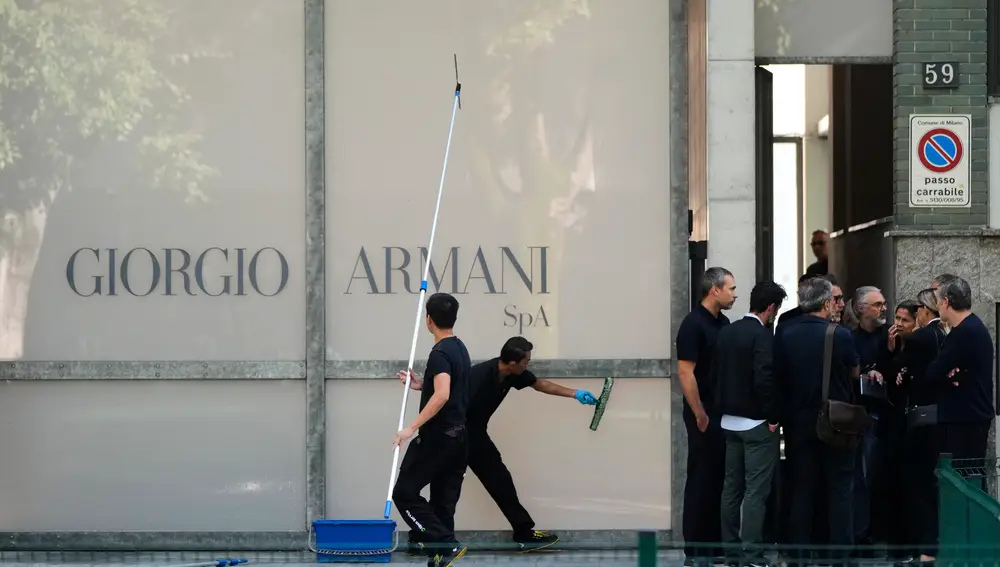 Italy Obit Armani
