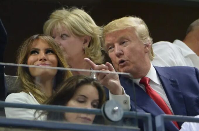 Trump en el US Open en 2025