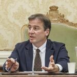 El presidente del PP de Burgos, Borja Suárez