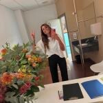 El look de Nuria Roca.