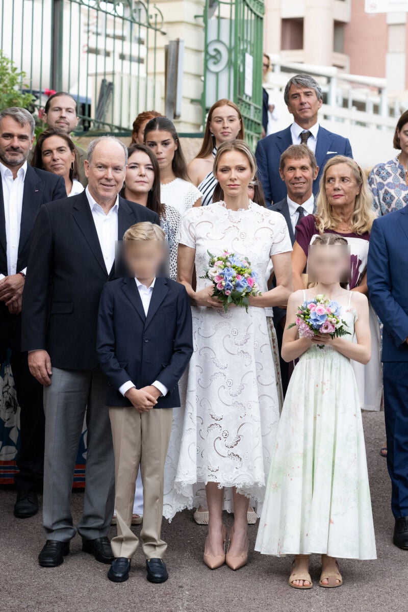 La Familia Real Monegasca en el picnic anual.