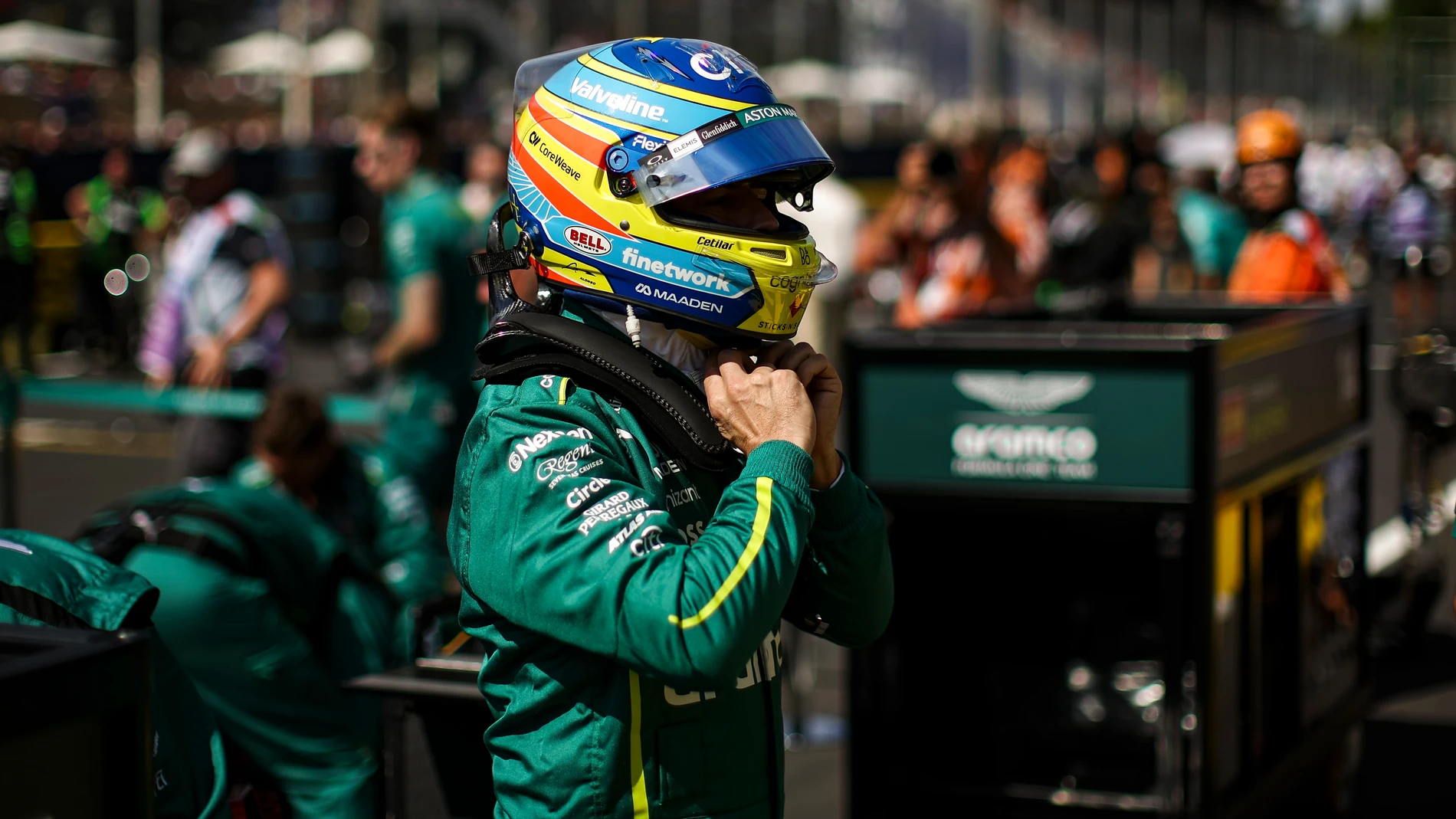 ALONSO Fernando (spa), Aston Martin F1 Team AMR25, portrait during the 2025 Formula 1 Pirelli Grand Premio d’Italia, 2025 Italian Grand Prix, 16th round of the 2025 FIA Formula One World Championship from September 5 to 7, 2025 on the Autodromo Nazionale Monza, in Monza, Italy - Photo Xavier Bonilla / DPPI AFP7 07/09/2025 ONLY FOR USE IN SPAIN