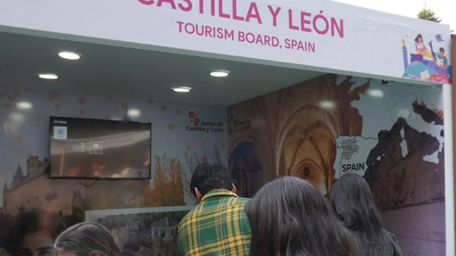 Expositor de la Junta en la Feria Jaipur